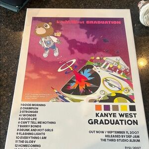 Kanye West Graduation Album Poster